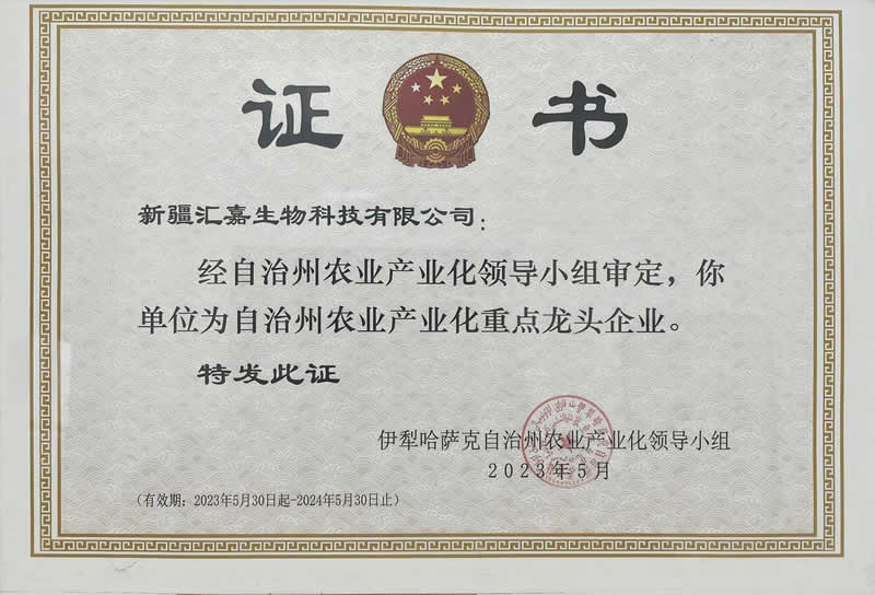 州龙头企业